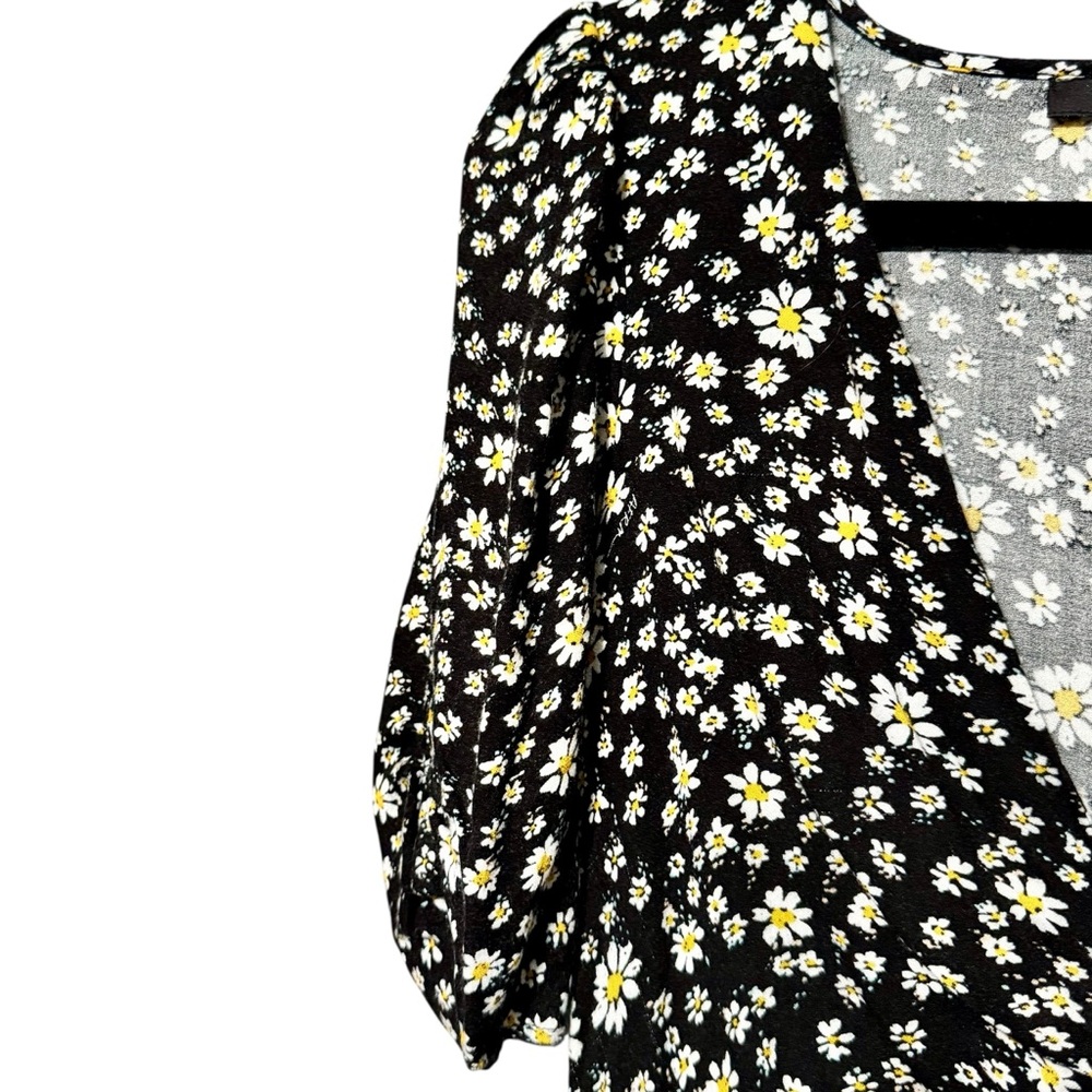 AFRM Macy Daisy Ditsy Floral Print Shirred Maxi 90s Y2K Puff Sleeve Dress - Picture 5 of 13